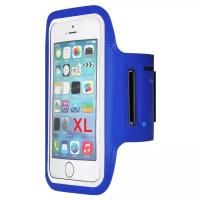 Чехол спортивный (неопрен) для смартфонов до 6.5 дюймов DF SportCase-02 (blue)