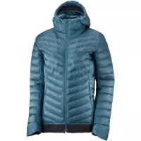 Куртка SALOMON Outline Down Hoodie W Mallard Blue/Black (INT:XS)