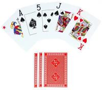 Фабрика Покера: Колода пластиковых карт для покера с увеличенным индексом