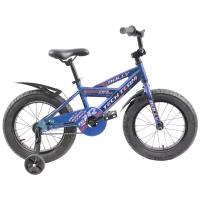 Детский велосипед TechTeam Bully 18" Fat Bike, синий