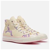 Кеды Converse x Tyler The Creator Golf Le Fleur Chuck 70 Hi, Желтый, 43 EU