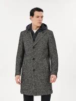 Пальто для мужчин, Strellson, модель: 3003450300148, цвет: черный, размер: 48 (M)