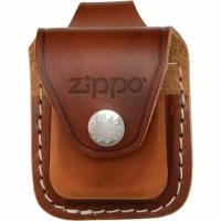 Чехол для зажигалки с петлёй ZIPPO LPLB коричневый