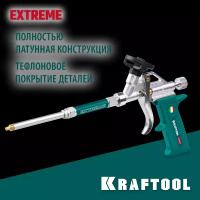 Пистолет для монтажной пены Kraftool EXTREME, разборный, латунь, тефлоновое покрытие, арт. 06800