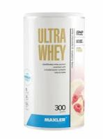 Протеин сывороточный для мужчин и женщин Maxler Ultra Whey 300 гр. - Белый шоколад и малина