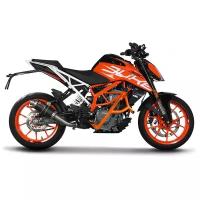 Дуги на мотоцикл KTM Duke 125, Duke 200, Duke 250, Duke 390 `17-`20 CRAZY IRON серии STREET (Оранжевый)