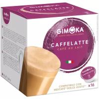 Кофе в капсулах GIMOKA Caffelatte для кофемашин Dolce Gusto, 16 шт