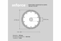 Диск алмазный по камню (125х22.2 мм) Inforce 11-01-027 15595460