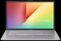 17.3" Ноутбук ASUS VivoBook 17 X712EA-AU458W 1920x1080, Intel Core i3 1115G4, RAM 8 ГБ, DDR4, SSD 256 ГБ, Intel UHD Graphics, Windows 11 Home, 90NB0TW1-M06330, серебристый