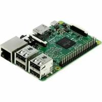 Raspberry Pi 3 Model B (RA432,E14 version) Retail,1GB RAM,QuadCore 1.2GHz Broadcom BCM2837 64bit CPU,WiFi,Bluetooth,40-pin extended GPIO,4xUSB 2.0,HDMI,USB-microB Power разъем (Support Raspbian and WIN10 IOT)(RASP1825) (710850)