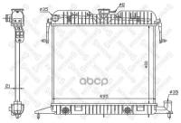 радиатор системы охлаждения АКПП Opel Omega 1.8/2.0 86-94 STELLOX 1026005SX