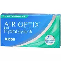 Контактные линзы Alcon Air optix Plus HydraGlyde for Astigmatism, 3 шт., R 8,7, D -4, CYL: -0,75, AХ: 10