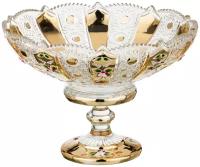 Фруктовница на ножке lefard gold glass диаметр 25 см Lefard (195-106)