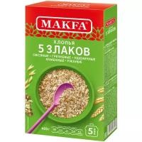 Хлопья Makfa зерновые 5 злаков 400 г