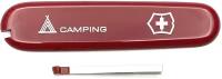 Передняя накладка красная Camping для ножей VICTORINOX 91 мм + пинцет красный