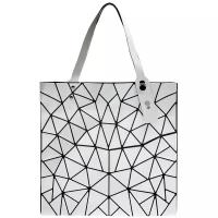 Сумка женская Musaa Geometric bags Tote, белая