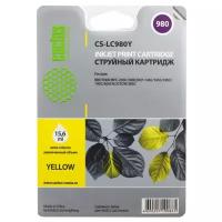 Cartridge ink Cactus CS-LC980Y yellow (16ml) for Brother DCP-145C/165C/MFC-250C/290C