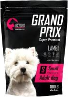 Сухой корм для собак мелких пород GRAND PRIX Small Adult dog с ягненком, 800г