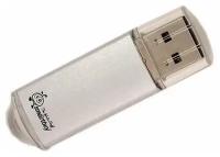 Флешка SmartBuy V-Cut USB 2.0 64 GB, серебристый