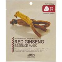 MIJIN Cosmetics тканевая маска Red Ginseng Essence Mask nourishing and rejuvenating с красным женьшенем