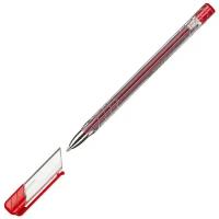 Ручка шариковая Kores К11 неавт M(1мм) треуг.корп., масляная, красная