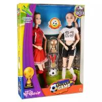 Набор кукол Fu Qier "Чемпионки по футболу" (2 шт, 28 см, аксессуары) (HP1111026)