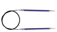 Спицы для вязания круговые KnitPro Zing 40 см, 4.5 мм / Алюминий 47070