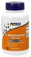 Аминокислота L-Метионин с Витамином B-6 NOW L-Methionine with Vitamin B-6 500 mg 100 капсул