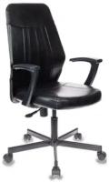Кресло офисное Easy Chair 224 PPU к/з черный, металл
