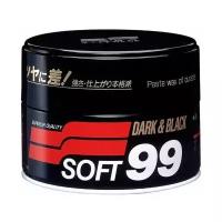 Полироль для кузова защитный Soft99 Soft Wax для темных, 300 гр