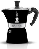 Кофеварка гейзерная Bialetti Moka Express Nera 4953, 6 п