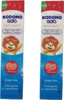 Lion Kodomo Зубная паста для детей от 6 месяцев со вкусом клубники 80 г, 2 шт