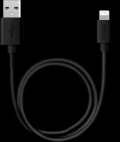 Дата-кабель USB - Lightning, 2м, черный, Deppa 72224