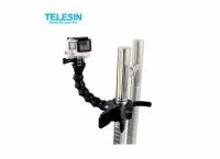 Прищепка челюсти Telesin + гибкий удлиннитель Jaws Flex Magic Joint Clamp Mount для GoPro, Xiaomi, SJCAM, EKEN