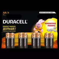 Батарейки алкалиновые Duracell Basic AA LR6 MN1500 8шт