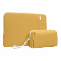 Tomtoc Папка Tomtoc TheHer Jelly Laptop Sleeve Kit 2-in-1 A23 для Macbook Pro/Air 14-13", желтая