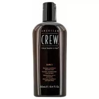 Шампунь для волос 3 в 1 American Crew Shampoo Conditioner And Body Wash 250мл