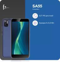 Смартфон F+ SA55 2/16 ГБ, 2 nano SIM, синий