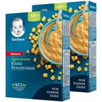 Каша Gerber безмолочная кукурузная, с 5 месяцев, 2 уп