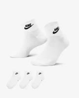 Комплект носков 3 шт NIKE, Цвет: белый, Размер: M