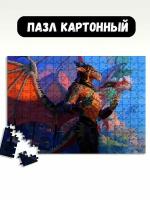 Пазл картонный 39,5х28 см игры world of warcraft dragonflight - 18144