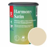 Краска моющаяся Tikkurila Harmony Satin RAL 1015 (Светлая слоновая кость - Light ivory) 0,9 л