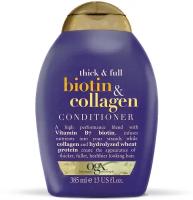 OGX кондиционер Thick and Full+ Biotin and Collagen для тонких волос, 385 мл