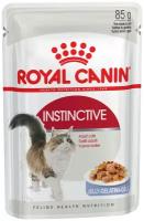 Royal Canin Instinctive паучи для взрослых кошек в желе - 85 г х 24 шт