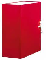 OfficeSpace Короб архивный с завязками 320х240х120 мм, бумвинил, красный
