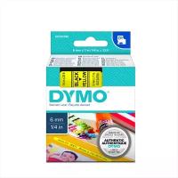 Лента Dymo D1 [S0720790/43618] для принтеров серии Label Manager (черный на желтом, 6 мм, длина 7 м)