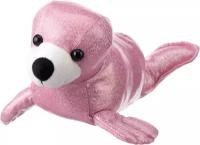 Мягкая игрушка Junfa toys Тюлень розовый, 26 см, розовый