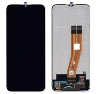 Дисплей (модуль) для Samsung Galaxy A03S SM-A037F в сборе с тачсркином (small size) черный