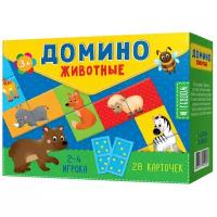 Настольная игра ГеоДом Домино. Животные