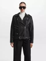 Куртка-косуха женская LOVE REPUBLIC,цвет черный,размер 48